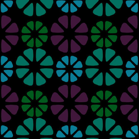 Abstract flower seamless geometric floral pattern for textiles and packaging and gifts and cards and...