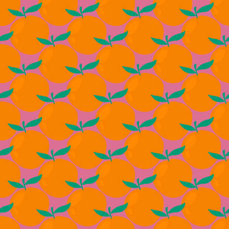 Summer fruit seamless oranges pattern for fabrics and textiles and packaging and linens and kids and...