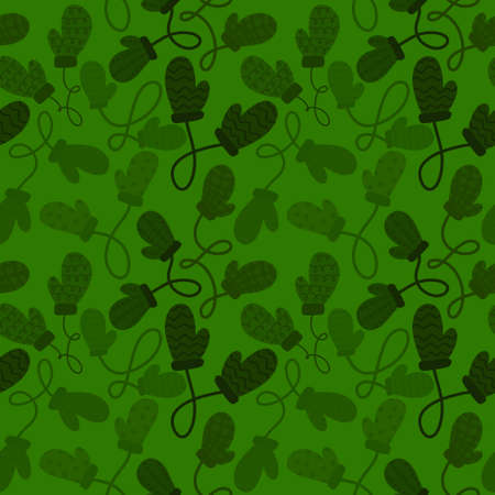 Winter gloves seamless pattern for fabrics and textiles and packaging and Christmas gifts and kids and wrapping paper. high quality photoの写真素材