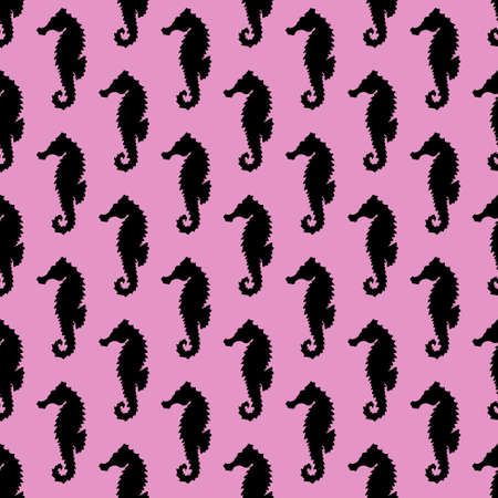 Summer seamless seahorse pattern for fabrics and kids and wrapping paper and textiles and gifts. high quality photoの写真素材