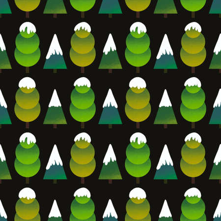 Autumn abstract seamless geometric trees pattern for fabrics and wrapping paper and gifts and cards and linens and kids and packaging. high quality photoの写真素材