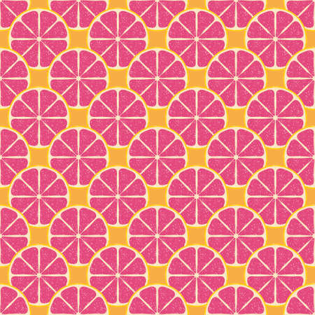 Summer citrus seamless grapefruit pattern for fabrics and textiles and packaging and kids and...