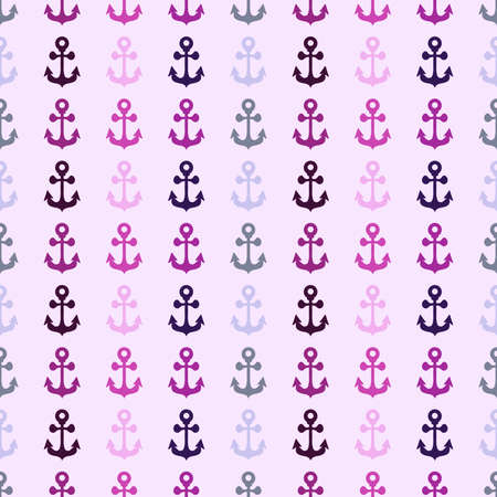 Summer sea anchors seamless pattern for fabrics and clothes and wrapping paper and linens and kids and travel notebooks. high quality photoの写真素材