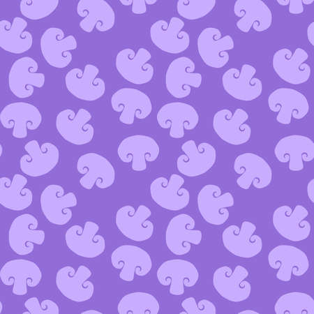 Mushrooms seamless champignons pattern for fabrics and wrapping paper and kids and kitchen. high quality photoの写真素材