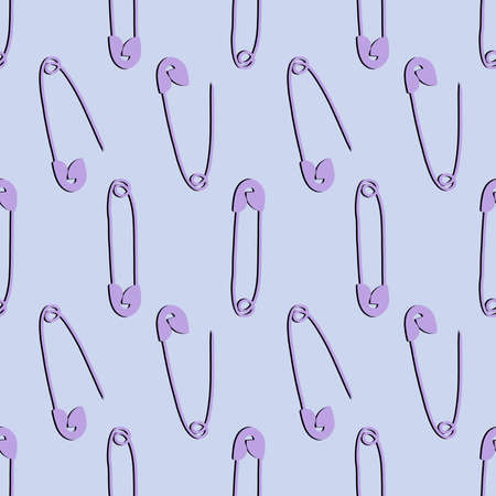 Metallic pins seamless sewing pattern for wrapping paper and fabrics and hobbies and kids and clothes print. high quality illustrationの写真素材