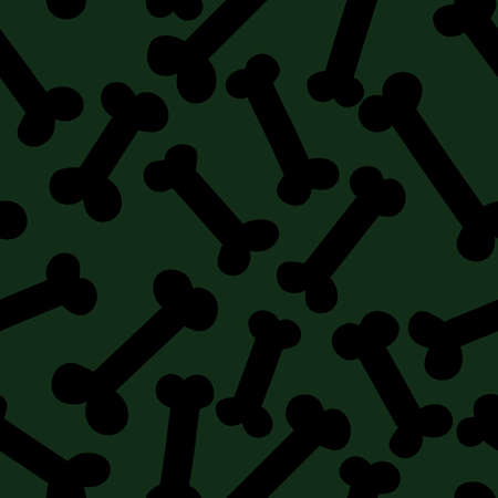 Halloween cartoon seamless bones pattern for kids and dogs and wrapping paper and clothes print and accessories and festive. high quality illustrationの写真素材