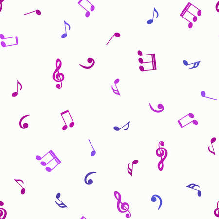 Abstract sign symbols seamless music notes pattern for wrapping paper and kids fabrics and clothes print and accessories and study notebooks. high quality illustrationの写真素材