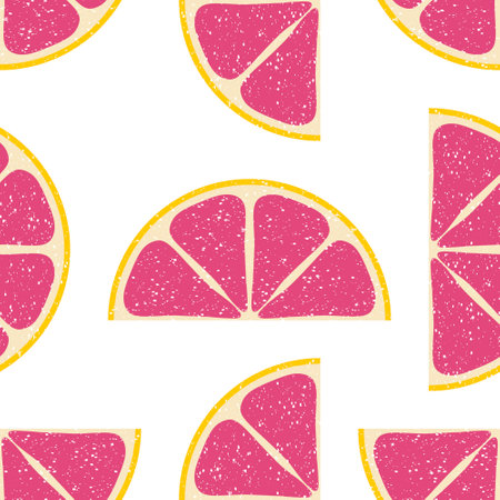 Fruit citrus seamless pattern for wrapping paper and fabrics and kids clothes print and notebooks...