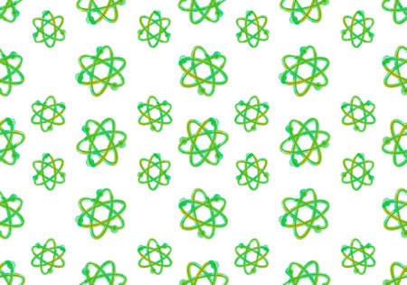 Back to school seamless cartoon atom pattern for kids clothes print and wrapping paper and study...