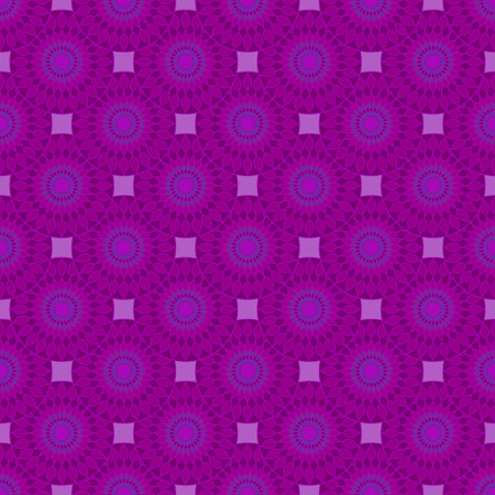 Abstract geometric floral seamless circle flower pattern for wrapping paper and clothes print and kids accessories and fabrics and linens and kitchen textiles. high quality illustrationの写真素材