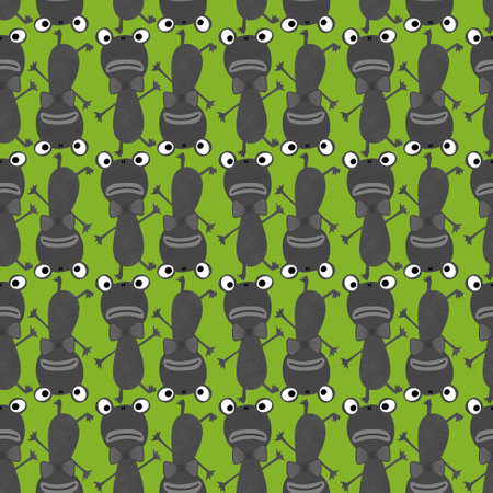 Animals cartoon seamless doodle frogs pattern for wrapping paper and kids clothes print and fabrics and packaging and accessories. high quality illustrationの写真素材