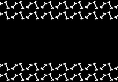 Halloween cartoon bones seamless pattern for wrapping paper and fabrics and kids clothes print and ribbons and gifts box and packaging. high quality illustrationの写真素材