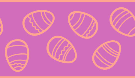 Easter eggs seamless spring pattern for kids clothes print and accessories and notebooks and...