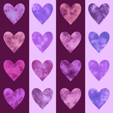 Valentines hearts cartoon pattern for wrapping paper and kids clothes print and fabrics and...