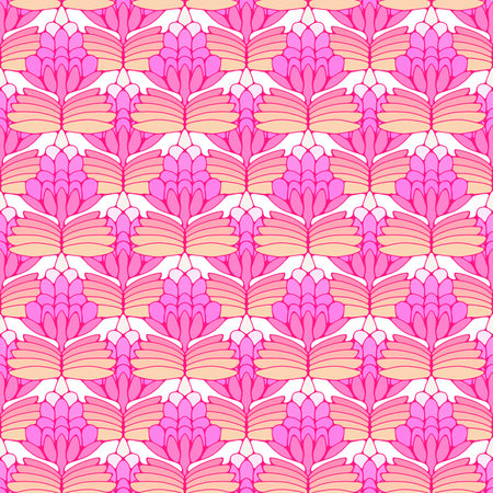 Floral seamless flower pattern for fabrics and textiles and packaging and gifts and cards and linens and kids. high quality photoの写真素材