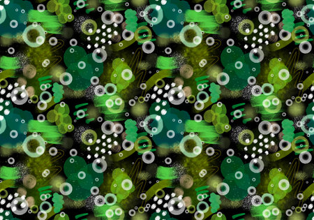 Abstract watercolor seamless paint spots pattern for wrapping paper and kids clothes print and...