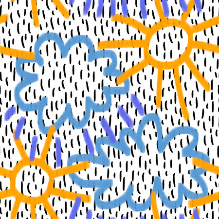 Kids seamless water drops pattern for fabrics and textiles and linens and gifts and wrapping paper....
