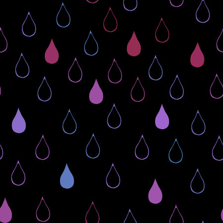 Cartoon water seamless rain drops pattern for wrapping paper and kids clothes print and fabrics and...