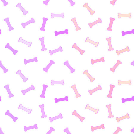 Cartoon animals seamless bones and dog pattern for wrapping paper and fabrics and linens and kids clothes print and shops packaging. high quality illustrationの写真素材