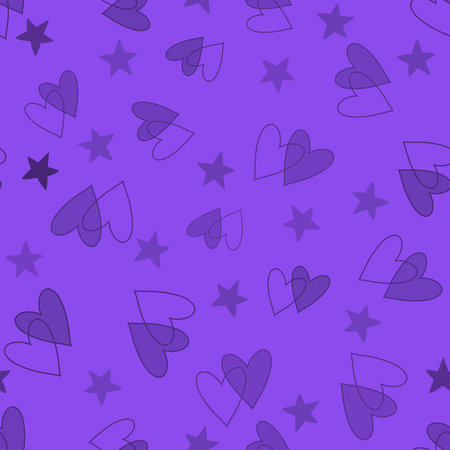 Valentines hearts cartoon pattern for wrapping paper and kids clothes print and fabrics and accessories and linens and textiles. high quality illustrationの写真素材