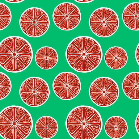 Cartoon summer seamless lemon pattern for wrapping paper and fabrics and linens and kids clothes...