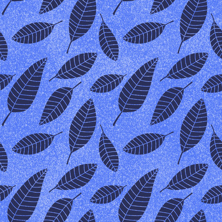 Abstract floral seamless leaves pattern for wrapping paper and fabrics and linens and kids clothes...