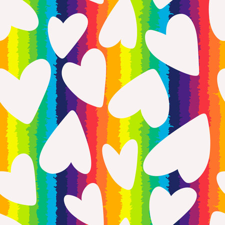 Valentines hearts cartoon pattern for wrapping paper and kids clothes print and fabrics and accessories and linens and textiles. high quality illustrationの写真素材