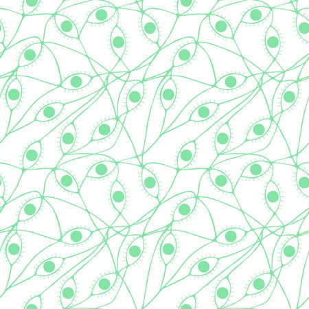 Halloween monsters seamless cartoon eyes pattern for wrapping paper and fabrics and linens and festive packaging and kids clothes print and fashion textiles. high quality illustrationの写真素材