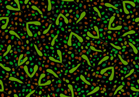 Autumn leaves seamless maple pattern for wrapping paper and fabrics and lines and kids clothes print and festive accessories and harvest packaging. High quality illustrationの写真素材