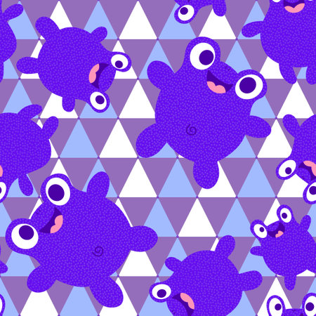 Summer retro animals seamless cartoon frogs pattern for wrapping paper and fabrics and kids clothes print and festive packaging and part accessories and swimsuit textiles. High quality illustrationの写真素材