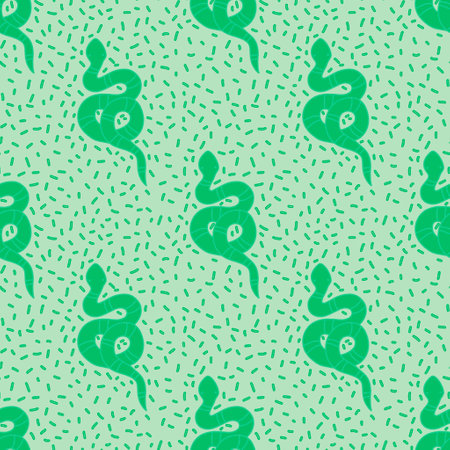 Cartoon animals seamless snakes pattern for wrapping paper and fabrics and kids clothes print and...