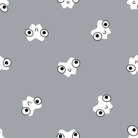 Medicine cartoon teeth seamless health dentist pattern for kids and doctors accessories and fabrics and wrapping paper and clinic packaging. High quality illustrationの写真素材