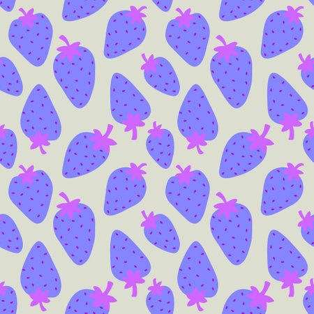 Fruit seamless strawberry pattern for fabrics and textiles and packaging and gifts and cards and linens and wrapping paperの写真素材