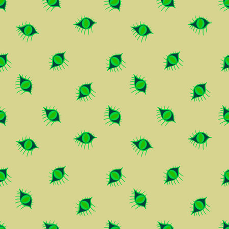 Cartoon Halloween monsters eyes seamless autumn pattern for wrapping paper and fabrics and lines and kids clothes print and party accessories. High quality illustrationの写真素材