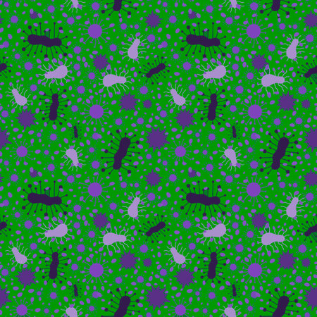 Medicine seamless bacteria pattern for wrapping paper and fabrics and lines and doctors textiles and packaging. High quality illustrationの写真素材