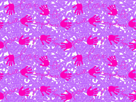 Breast cancer month seamless pink ribbon day mammogram pattern for wrapping paper and media accessories and medicine textiles. High quality illustrationの写真素材