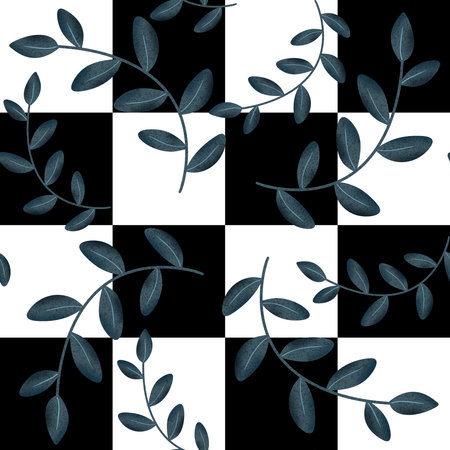 Abstract floral seamless retro flower pattern for fabrics and lines and wrapping paper and kids...