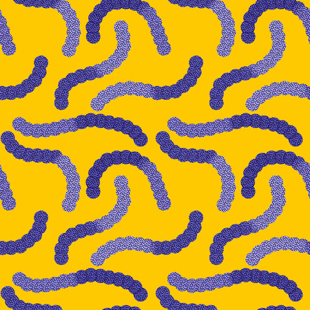 Halloween candy seamless jelly worms pattern for wrapping paper and fabrics and lines and kids clothes print and autumn party accessories. High quality illustrationの写真素材