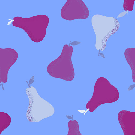 Summer fruit seamless pears pattern for wrapping paper and fabrics and lines and kids clothes print...