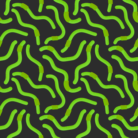 Summer animals seamless warms pattern for wrapping paper and fabrics and lines and kids clothes print and kindergarten textiles and garden party accessories. High quality photoの写真素材