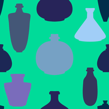 Halloween witch bottle season poison pattern for wrapping paper and fabrics and lines and kids clothes print and autumn party accessories and fashion textiles and kitchen.の写真素材