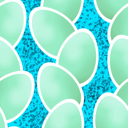 Easter seamless pattern with eggs for wallpaper and fabrics and textiles and packaging and gifts and cardsの写真素材