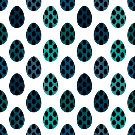 Easter seamless pattern with eggs for wallpaper and fabrics and textiles and packaging and gifts and cardsの写真素材
