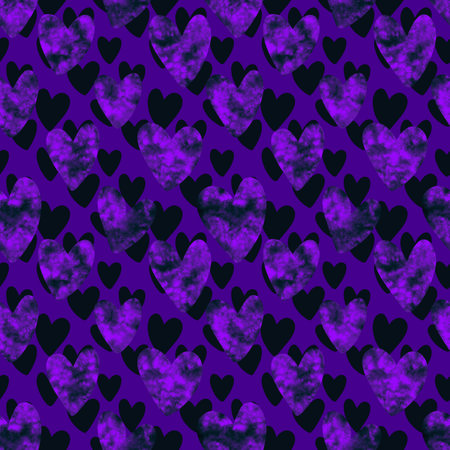 Valentine love hearts seamless 14 February pattern for wrapping paper and fabrics and kids clothes print and winter party accessories and fashion textile. High quality illustrationの写真素材