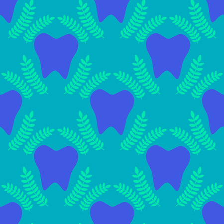 Medicine seamless teeth pattern for wrapping paper and fabrics and lines and kids clothes print and doctors accessories and drugstore packaging. High quality photoの写真素材