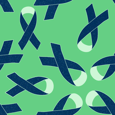 Breast cancer month seamless pink ribbon day pattern for wrapping paper and medical accessories and medicine textiles. High quality illustrationの写真素材