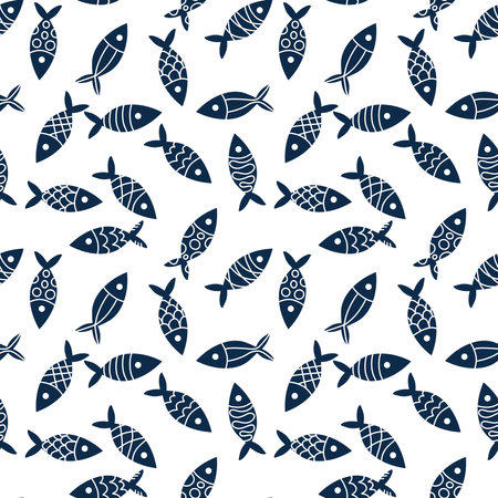 Ocean seamless pattern for wrapping paper and fabrics and lines and kids clothes print and summer party accessories and fashion textiles. High quality photoの写真素材