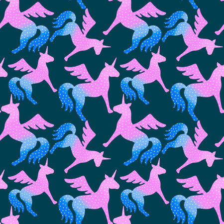 New year animals seamless Christmas horses pattern for wrapping paper and party accessories and kids clothes print and fashion textilesの写真素材