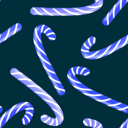 Christmas sugar candy seamless winter pattern for new year wrapping paper and fabrics and lines and kids clothes print and party accessoriesの写真素材