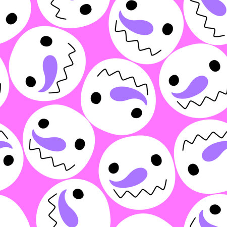 Christmas cartoon ice seamless snowman pattern for wrapping paper and fabrics and lines and kids clothes print and party accessories and new year packaging. High quality illustrationの写真素材